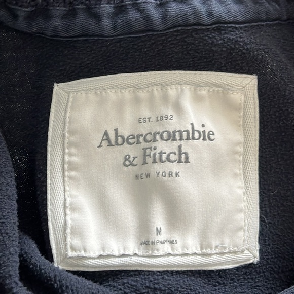 Abercrombie & Fitch Black Vintage Button Down Sweater Jacket M - Picture 12 of 12